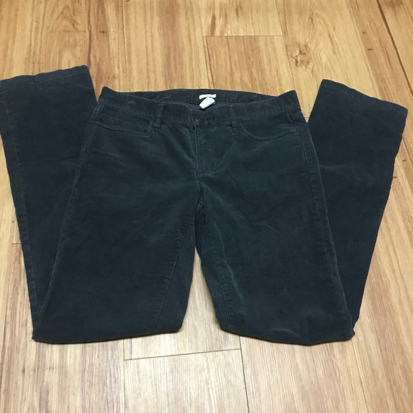 J. Crew Dark Grey Corduroy Matchstick Pants - Picture 3 of 5